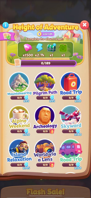 height of adventure album screen showing collection progress event timer and rewards.png